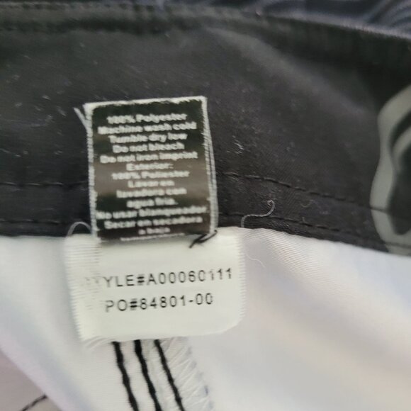 ONeill Plaid Board Shorts Mens Size 32 Black/Gray/Blue Surf Swimwear Beach - Picture 9 of 10